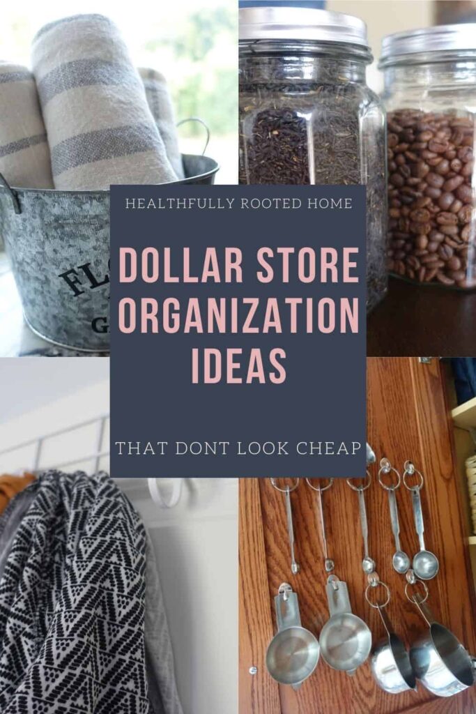 I'll show you how to organize your house in a classy way with dollar store finds