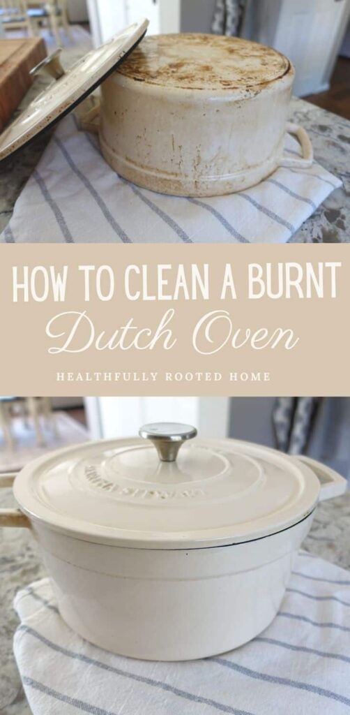 My unique trick for quickly and easily cleaning your enameled cookware!