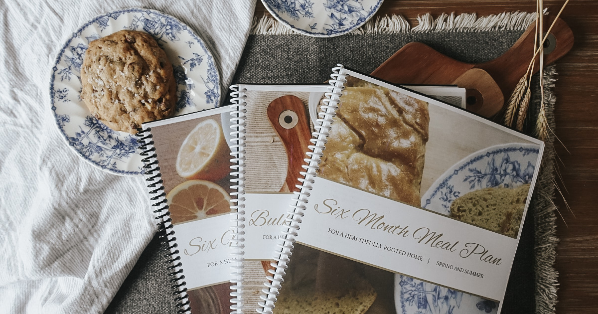 6 month rotating meal plans fall and winter spring and summer and bulk freezer prep