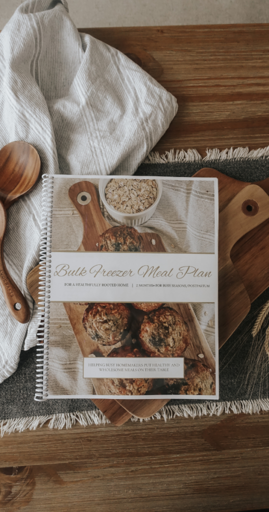 bulk freezer prep 6 month meal plan