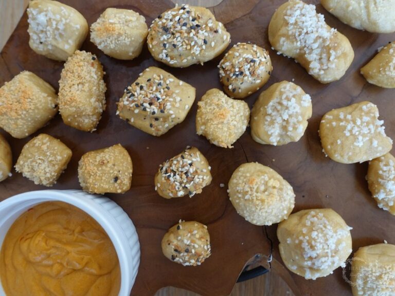Sourdough Pretzel Bites