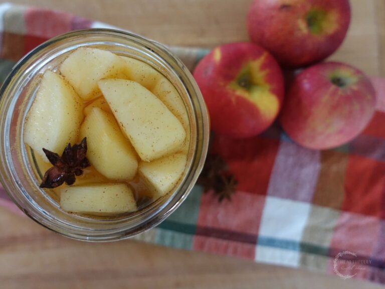 Fermented Apples with Cinnamon