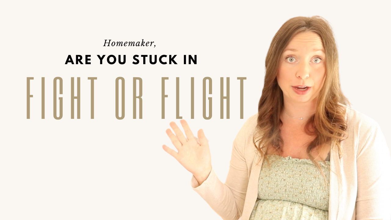 homemaker stuck in fight or flight