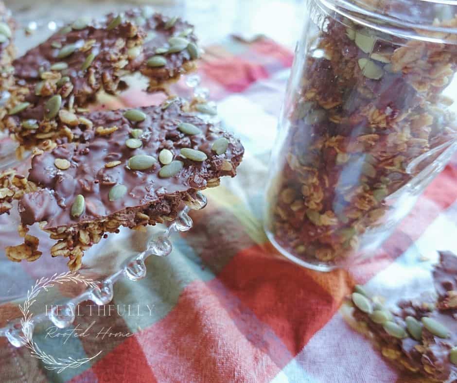 pumpkin spice granola bark trader joes remake