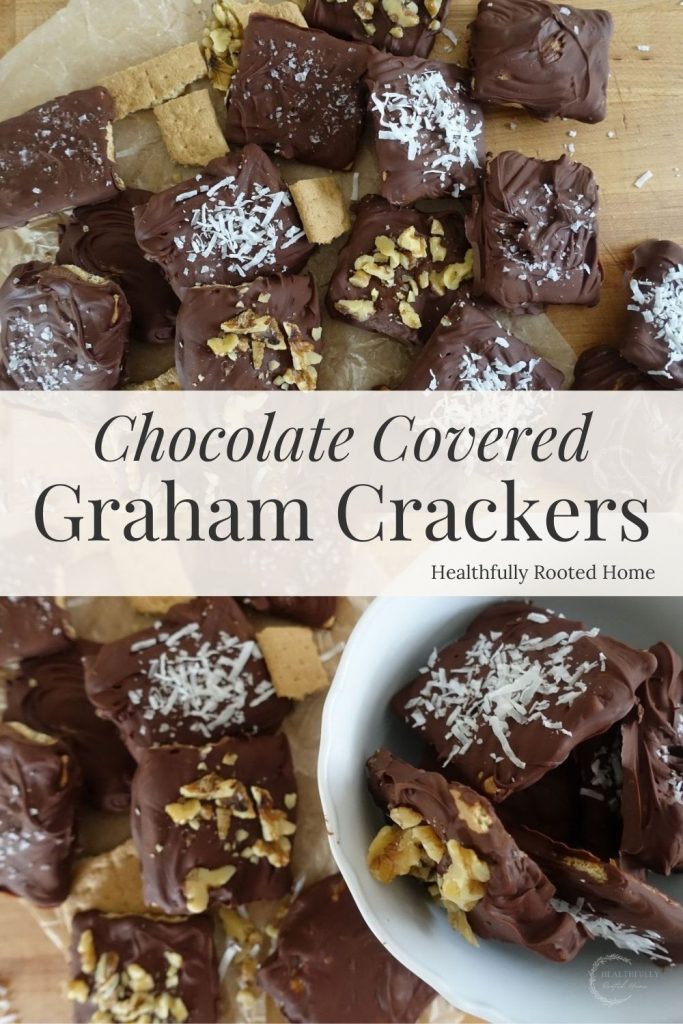 2-ingredient chocolate covered graham crackers
