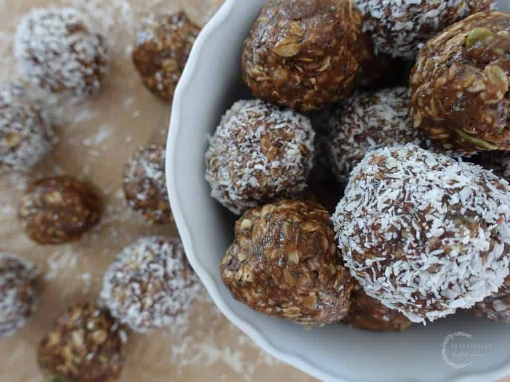 close up of boobie balls in a bowl with some on the outside of the bowl