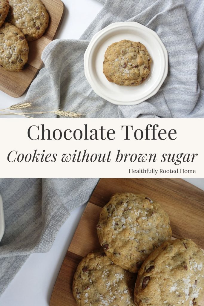 Chocolate toffee cookies without brown sugar recipe