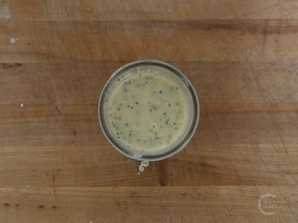 finished overnight oats before being refrigerated
