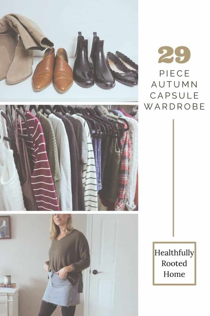 How to create an Autumn capsule wardrobe with just 29 pieces!