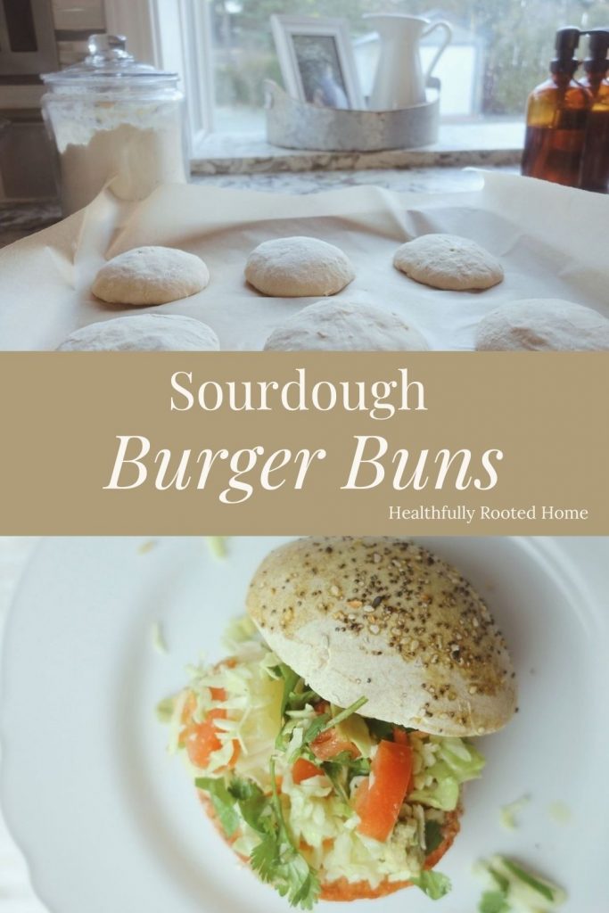 Healthy, long-fermented sourdough burger buns recipe