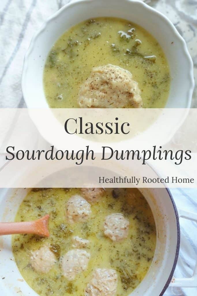 Sourdough dumplings are the ultimate healthy comfort food.