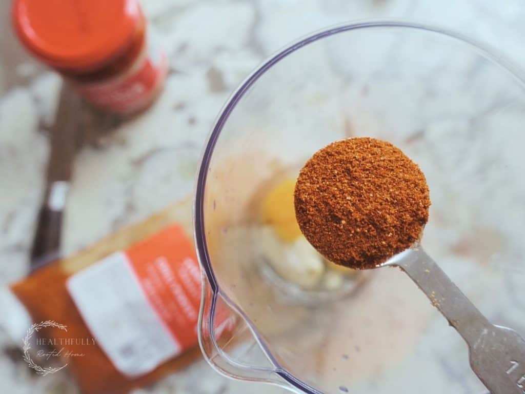 a tsp of ancho chili powder