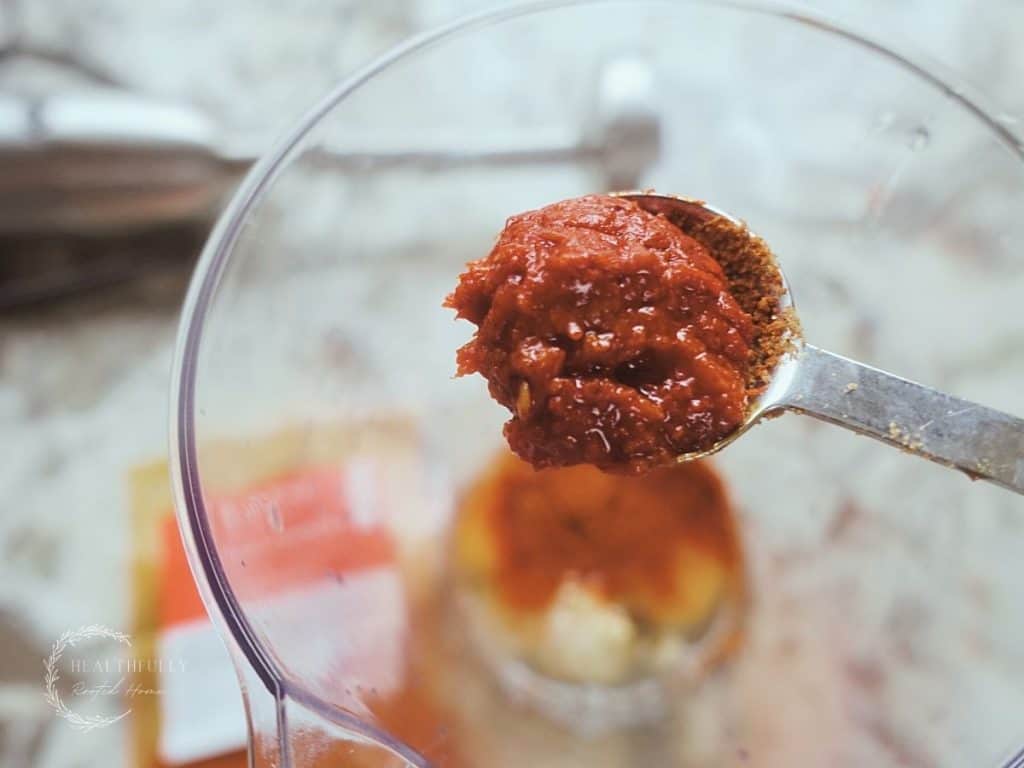 a tsp of harissa chili paste